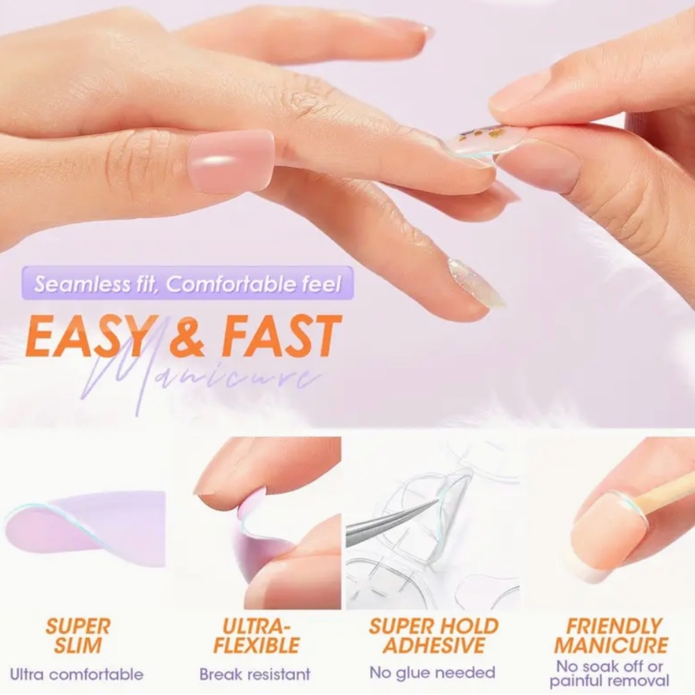 New in box press on nail kit - Picture 6 of 6